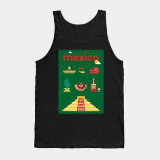 Mexico Poster Design Tank Top